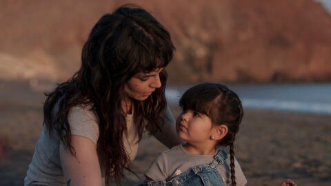 Chesca con su hija Elena en La Nena