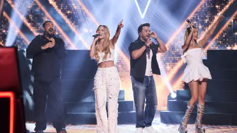 Antonio Orozco, Edurne, Luis Fonsi y Ana Mena en la Voz Kids 2026 Antonio Orozco, Edurne, Luis Fonsi y Ana Mena en la Voz Kids 2026