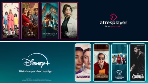 Plan premium atresplayer con Disney+ Plan premium atresplayer con Disney+